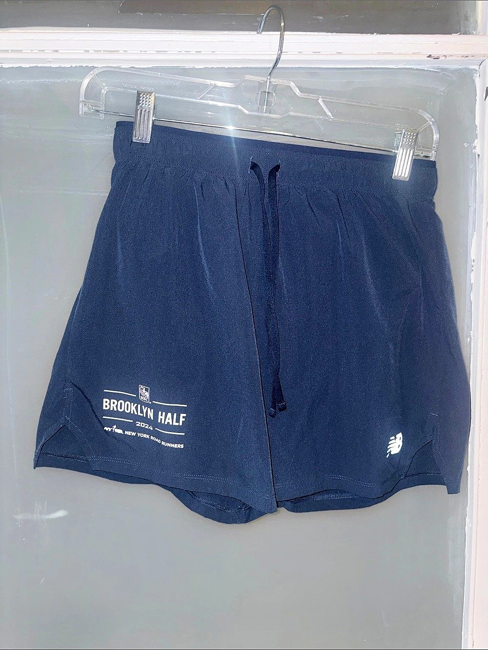 New Balance Brooklyn Half Athletic Shorts Blue Size Small